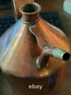 Antique Copper Jug, Oil Can, Milk Can, Watering Can Very Good Antique Condition