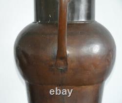 Antique Copper Large Water Jug / Pitcher / Vase, 19th Century, Sweden, Hand made