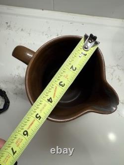 Antique Cowden & Wilcox Harrisburg Pa Penn Stoneware 1 Gallon Water Pitcher