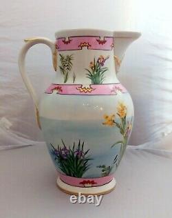 Antique Duck Jug, Handpainted Porcelain Water Jug/Pitcher