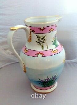 Antique Duck Jug, Handpainted Porcelain Water Jug/Pitcher