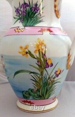 Antique Duck Jug, Handpainted Porcelain Water Jug/Pitcher