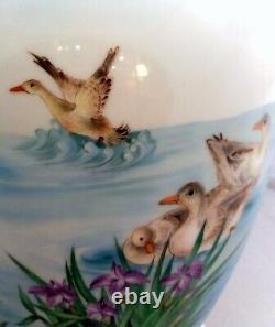 Antique Duck Jug, Handpainted Porcelain Water Jug/Pitcher