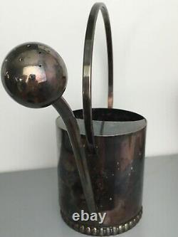 Antique Early Mid Century Plant Flower Orchid Silver Watering Can Spout, Denmark