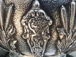 Antique French Sterling Silver Figural Ewer Coffee Water Tea Pot Jug Pitcher