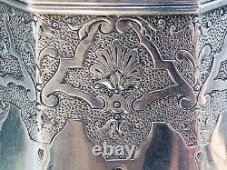 Antique French Sterling Silver Figural Ewer Coffee Water Tea Pot Jug Pitcher