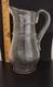 Antique Georgian Glass Water Jug With Bands