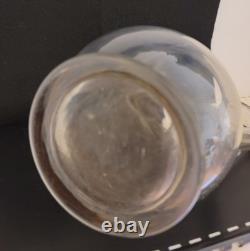 Antique Georgian Glass Water Jug With Bands