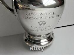 Antique Gorham Sterling Silver French Water Pitcher-Trophy, Engraving 645 g