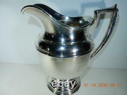 Antique Gorham sterling Silver Water pitcher 4.25 pints #621 No monogram 800 gr