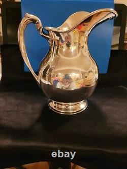 Antique Heavy Sterling Silver Water Pitcher By Tac Sterling Silver Mexico