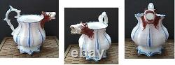 Antique Horse Head Spout Water Pitcher Jug English Pottery 1840 Victorian Teapot