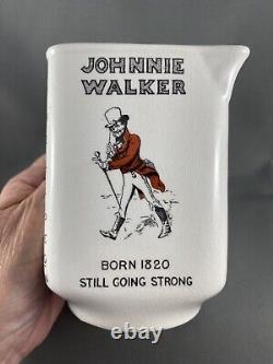 Antique Johnnie Walker Backbar Pub Jug whisky water pitcher by James Green
