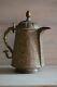 Antique Kashmiri Copper & Brass Lidded Water Ewer, Pitcher Jug With Foliate