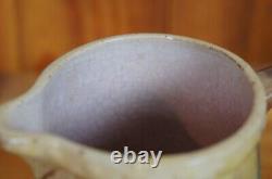 Antique Majolica Heron Crane Stork Bird Water Lily Creamer Pitcher Jug 7