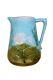 Antique Majolica Joseph Holdcroft Pond Lily Creamer Water Pitcher Jug 7