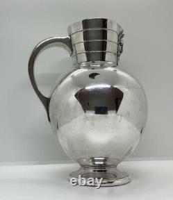 Antique Martin Hall & Co Silver Plated Wine / Water Ewer / Jug Late 19th Century