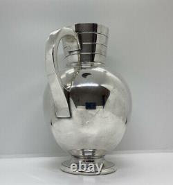 Antique Martin Hall & Co Silver Plated Wine / Water Ewer / Jug Late 19th Century