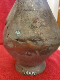 Antique Persian Copper Water Pitcher Aftabeh Turkish Islamic True Quality