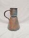 Antique Primitive Handmade Hammered Copper Water Pitcher Ewer Jug