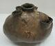 Antique Primitive Pre-columbian Art Pottery Water Vessel Vase Pitcher Jug Signed