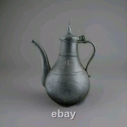 Antique RUSSIAN CAN Water Pitcher Jug 18th century Sovjet Cast-iron