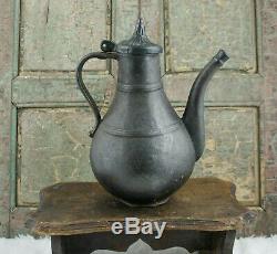 Antique RUSSIAN CAN Water Pitcher Jug 18th century Sovjet Cast-iron