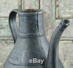 Antique RUSSIAN CAN Water Pitcher Jug 18th century Sovjet Cast-iron