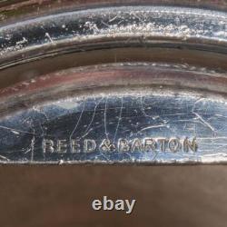 Antique Reed and Barton Large Silver Plated Ceramic Lidded Pitcher Jug 19thC 14