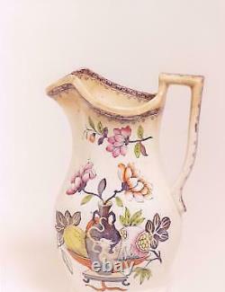 Antique Scottish Water Jug Pitcher by Bell and Co. In pattern Jeggo