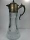 Antique Silver Italy Ep Zinc 14in Wine Claret / Water Pitcher With Patina