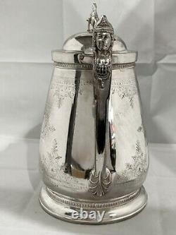 Antique Silver Plate Water Pitcher