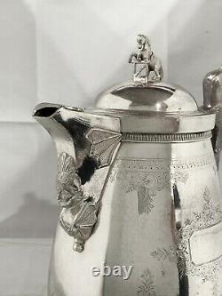 Antique Silver Plate Water Pitcher