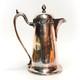Antique Silver Plated Daffodil Hot Water Pitcher Jug Coffee Pot England (t.)