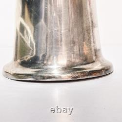 Antique Silver Plated Daffodil Hot Water Pitcher Jug Coffee Pot England (t.)