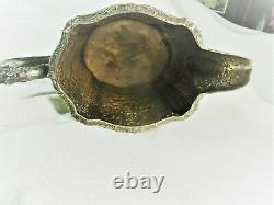 Antique Silver-plated Water Pitcher Hall Marked E. G. Webster & Sons