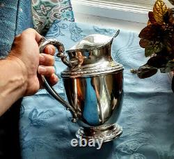 Antique Sterling Silver Frank M. Whiting Talisman Rose Water Pitcher 648 grams