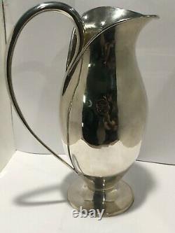 Antique Sterling Silver Water Pitcher, Good Condition