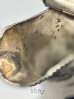 Antique Style Silverplate Lidded Ewer Water Wine Jug Figural Finial Circa 14