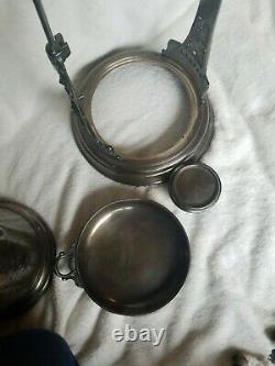 Antique The Homan S. P. CO. Triple Plate Silverplate Tilting Water Pitcher Stand