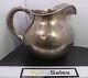 Antique The Kalo Shop Hand Wrought & Hammered Sterling Silver Water Pitcher 12