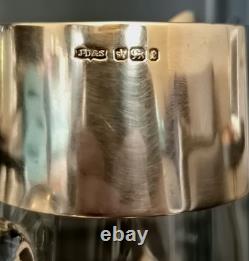 Antique Victorian Silver Collared Lemonade Jug Water Pitcher James Dixon 1897