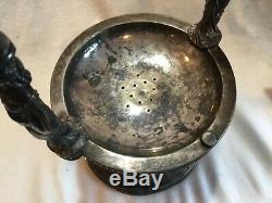 Antique Victorian Silverplate Reed & Barton Water Pitcher Full Figural Maidens