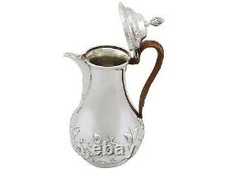 Antique Victorian Sterling Silver Hot Water/Coffee Jug 1883