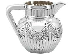 Antique Victorian Sterling Silver Water Jug (1894)