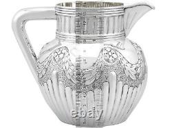 Antique Victorian Sterling Silver Water Jug (1894)