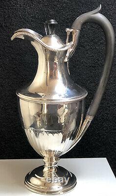 Antique Victorian Sterling Silver Water Jug-1895, Walter & John Barnard, Lond