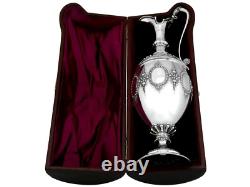 Antique Victorian Sterling Silver Wine / Water Jug (1869) Antique Victorian Sterling Silver Wine / Water Jug (1869)