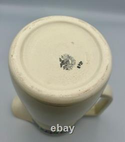 Antique Villeroy Boch Pansy Wallerfangen Porcelain Pitcher Water Jug 19thc