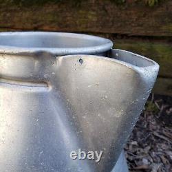 Antique Vintage Primitive Water Milk Can Pitcher Jug Pot Farmhouse Rustic Decor